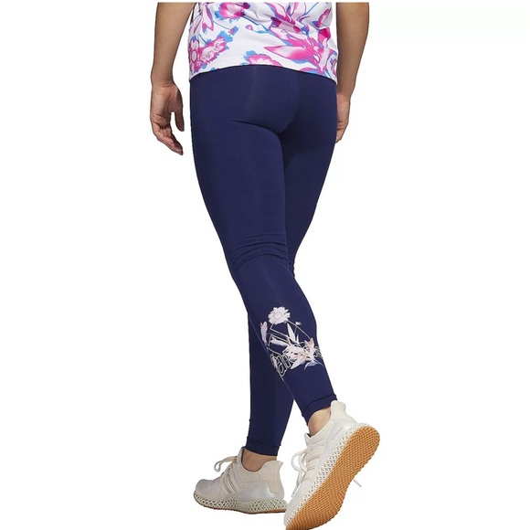 ADIDAS Blom G Tights Athletic Blue Size Small New - Picture 3 of 16